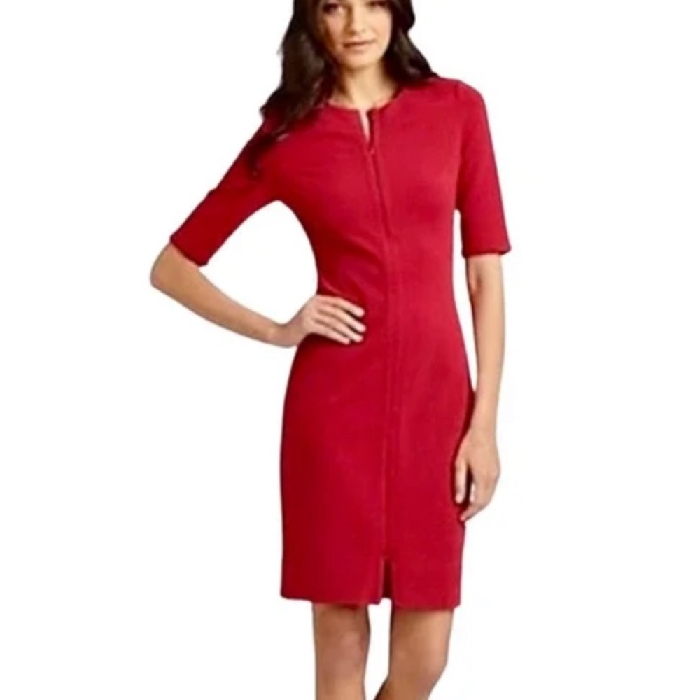 Diane von Furstenberg zip front dress 10
